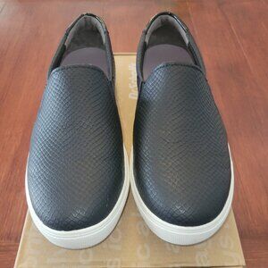 Dr Scholls "Nova" Black Slip On Loafer Sneakers Size 9 Wide